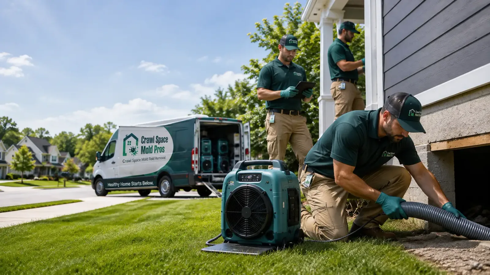Crawl Space Mold Removal in Mattawan, MI